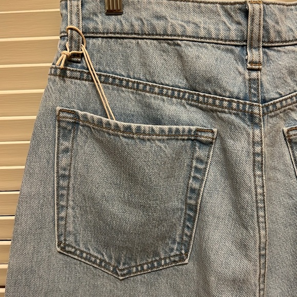 MOTHER SNACKS Denim High Waist Pushpop Cuff Just A Nibble Jeans, Size 27 - Picture 10 of 16